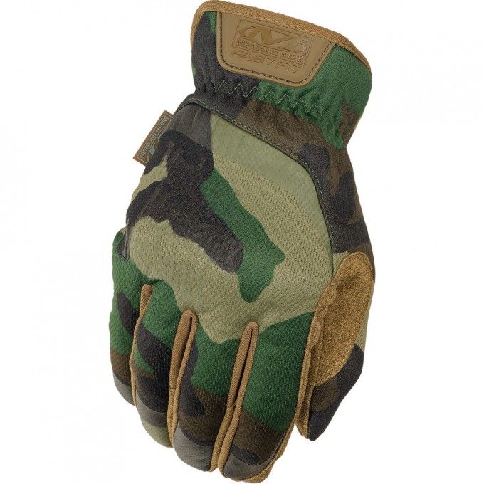 Перчатки MECHANIX FASTFIT WOODLAND CAMO, р.S FFTAB-77-008 Перчатки MECHANIX FASTFIT WOODLAND CAMO, р.S FFTAB-77-008